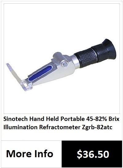 what does the refractometer measure